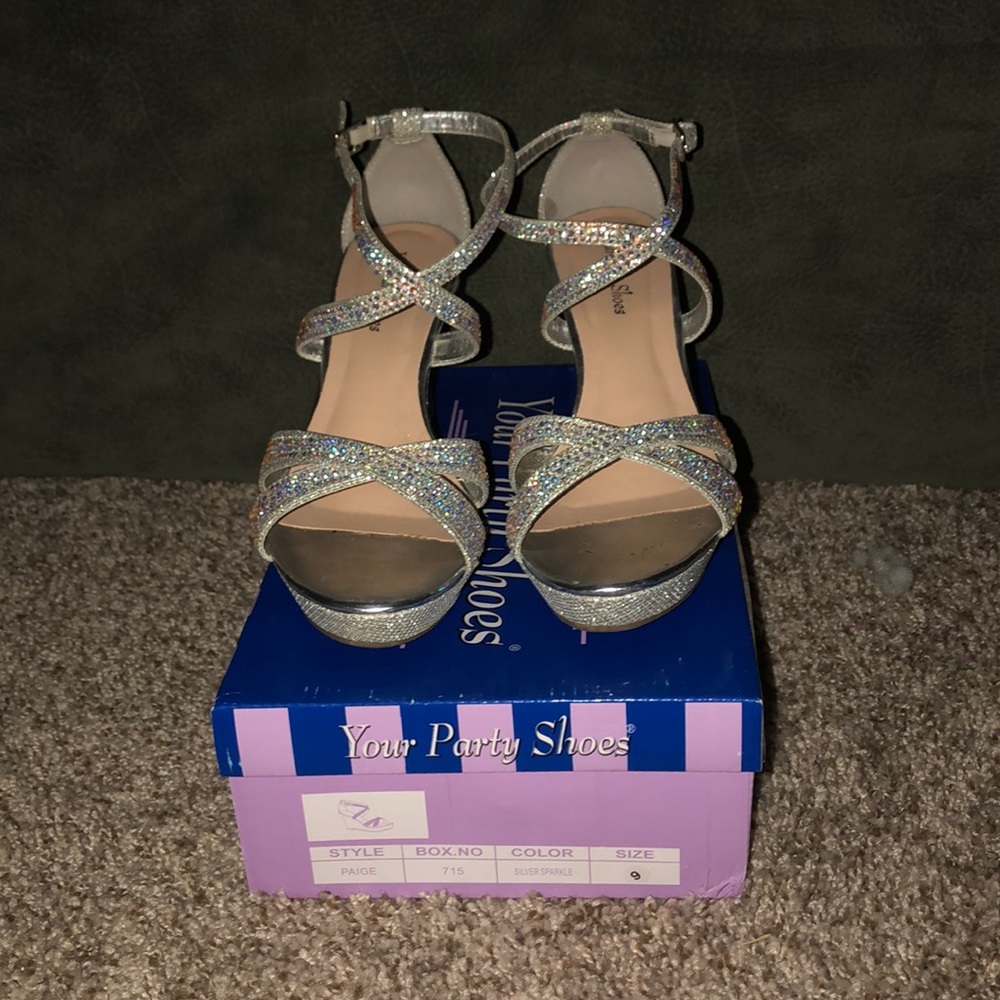 Glitter wedges